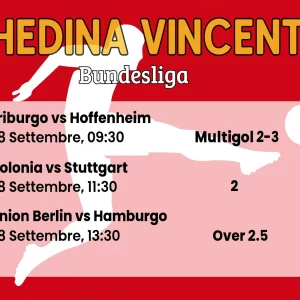 Schedina Vincente – Bundesliga 28 Settembre 2025