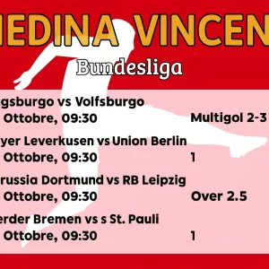 Schedina Vincente – Bundesliga 04 Ottobre 2025