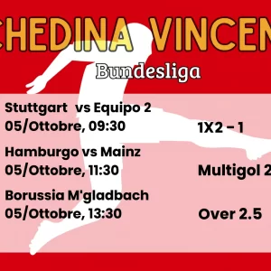 Schedina Vincente – Bundesliga 05 Ottobre 2025